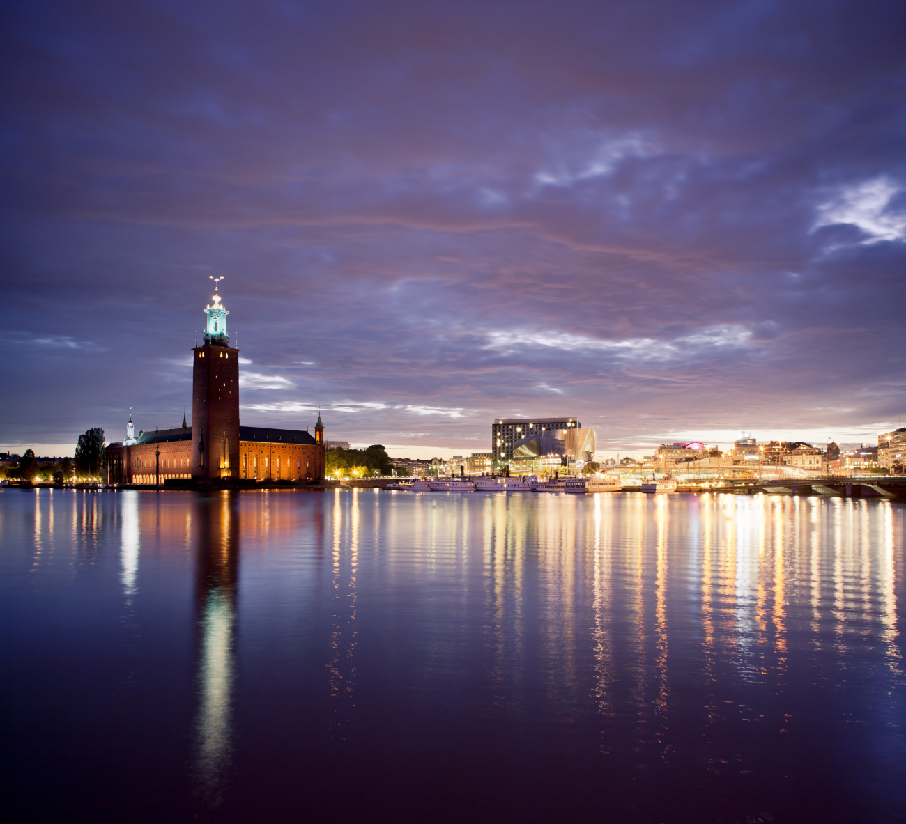 Photo of Stockholm City Hall at Night
