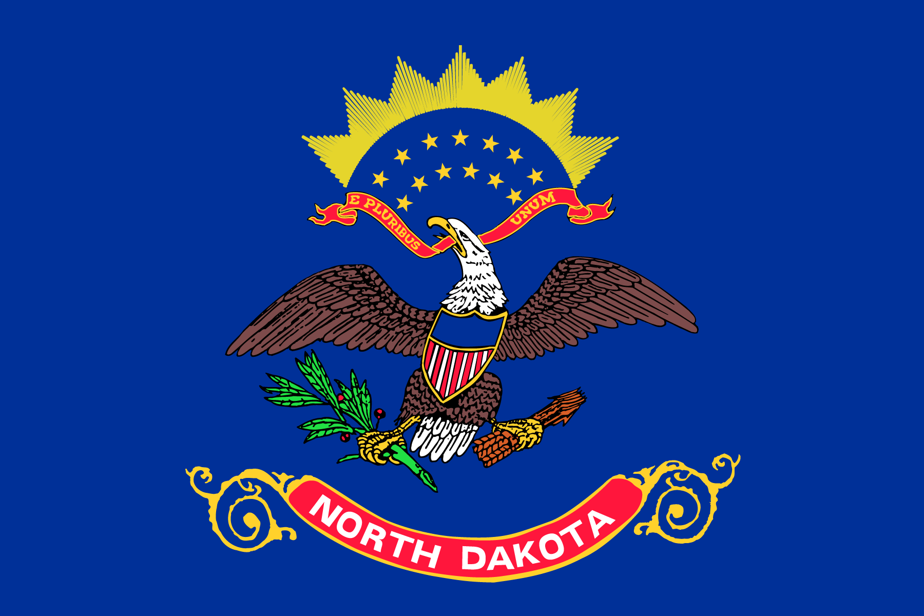 North Dakota State Flag